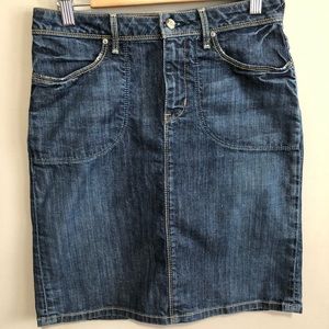Banana Republic Denim Stretch Skirt, Size 0